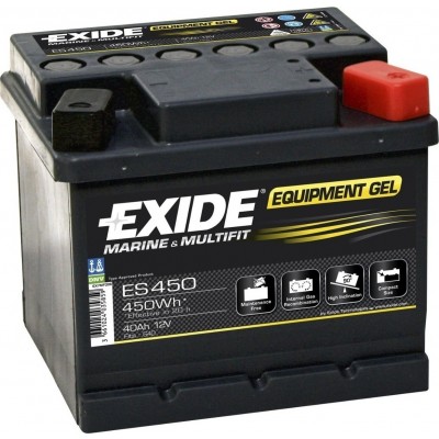 Μπαταρία Exide Equipment Gel ES450 - 12V 40Ah